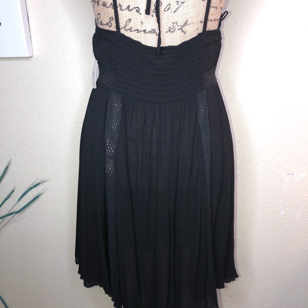 Intimately Free People High Neck Open Back Black Lingerie with Crochet Size S - Picture 6 of 8